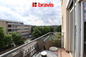 Pronájem bytu 3+1, Brno - Pisárky, Neumannova ulice, balkón, 1 garážové stání v ceně
