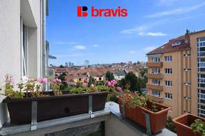 Pronájem bytu 2+kk, Brno - Královo Pole, ul. Vodova, balkon, sklep