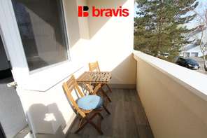 Pronájem bytu 1+1, ulice Šťouračova, Brno - Bystrc, zařízený, lodžie, sklep, klidná lokalita