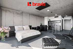 Pronájem 1+kk, Královopolská, Brno: All-in vybavení, wifi, garáž, gym