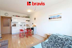 Pronájem slunného bytu 1+kk, Brno - Medlánky, ul. Hrázka, balkón, vyhledávaná lokalita