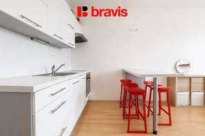 Pronájem slunného bytu 1+kk, Brno - Medlánky, ul. Hrázka, balkón, vyhledávaná lokalita