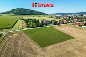 Prodej pozemku "B" o rozloze 1346 m², obec Drásov, okres Brno-venkov, projekt na výstavbu rodinného domu