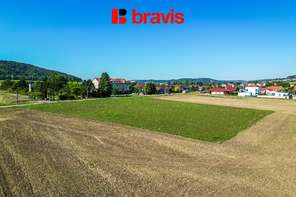 Prodej pozemku "B" o rozloze 1346 m², obec Drásov, okres Brno-venkov, projekt na výstavbu rodinného domu