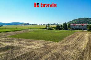 Prodej pozemku "B" o rozloze 1346 m², obec Drásov, okres Brno-venkov, projekt na výstavbu rodinného domu