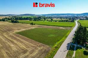 Prodej pozemku "B" o rozloze 1346 m², obec Drásov, okres Brno-venkov, projekt na výstavbu rodinného domu