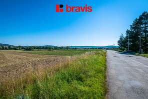 Prodej pozemku "B" o rozloze 1346 m², obec Drásov, okres Brno-venkov, projekt na výstavbu rodinného domu