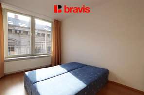 Pronájem bytu 3+kk, ulice Spálená, Brno - Trnitá, zařízený, výtah, možnost garážového stání, v blízkosti Vlněny