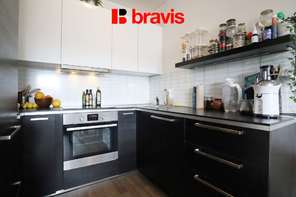 Pronájem bytu 2+kk, ul. Sochorova, Brno - Žabovřesky, novostavba, částečně zařízený, balkon 6m²