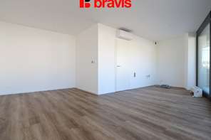 Pronájem pěkného a světlého 1+kk, Brno - Štýřice, ul. Vídeňská, novostavba, terasa