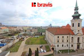 Pronájem pěkného a světlého 1+kk, Brno - Štýřice, ul. Vídeňská, novostavba, terasa