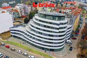 Pronájem pěkného a světlého 1+kk, Brno - Štýřice, ul. Vídeňská, novostavba, terasa