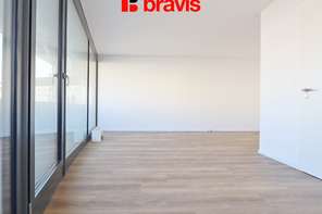 Pronájem pěkného a světlého 1+kk, Brno - Štýřice, ul. Vídeňská, novostavba, terasa