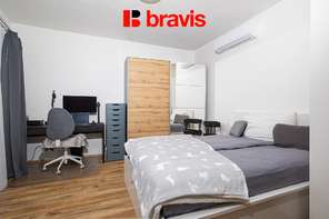 Apartment for sale 1+kk, Brno - Královo Pole, Košinova street, air conditioning, investment opportunity, possibility of dividing into 2+kk