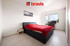 Prodej moderního bytu 2+kk, ul. Poříčí, Brno - Pisárky, rezidence Riverside, sklep, balkon, parkovací stání