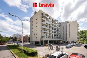 Prodej moderního bytu 2+kk, ul. Poříčí, Brno - Pisárky, rezidence Riverside, sklep, balkon, parkovací stání