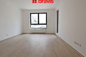 Pronájem bytu 2+kk, Kuřim u Brna, balkon, šatna, sklep, parkování, novostavba