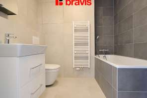 Pronájem bytu 2+kk, Kuřim u Brna, balkon, šatna, sklep, parkování, novostavba