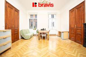 Pronájem bytu 5+1, Brno - Veveří, ul. Jaselská, částečně vybavené, balkon, zimní zahrada