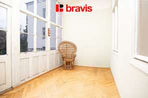 Pronájem bytu 5+1, Brno - Veveří, ul. Jaselská, částečně vybavené, balkon, zimní zahrada