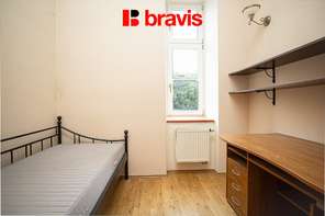 Pronájem bytu 5+1, Brno - Veveří, ul. Jaselská, částečně vybavené, balkon, zimní zahrada