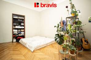 Pronájem bytu 5+1, Brno - Veveří, ul. Jaselská, částečně vybavené, balkon, zimní zahrada