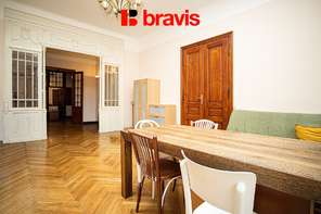 Pronájem bytu 5+1, Brno - Veveří, ul. Jaselská, částečně vybavené, balkon, zimní zahrada