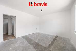 Prodej novostavby moderního bytu 1+kk, 35 m², Brno - Černovice, sklep, parkování