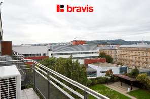 Pronájem luxusního bytu 3+kk, Brno - střed, ulice Kopečná, rezidence Anenské terasy, zařízený, terasa s krásným výhledem, internet v ceně, možnost parkování