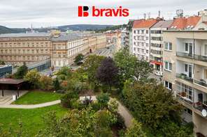 Pronájem luxusního bytu 3+kk, Brno - střed, ulice Kopečná, rezidence Anenské terasy, zařízený, terasa s krásným výhledem, internet v ceně, možnost parkování