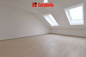 Apartment for rent 2+kk, Brno - center, Koliště street, attic apartment, air conditioning, underfloor heating
