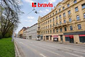Apartment for rent 2+kk, Brno - center, Koliště street, attic apartment, air conditioning, underfloor heating