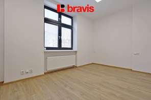 Pronájem nového bytu 1+kk, ul. Vránova, Brno - Řečkovice, zahrada, parkování