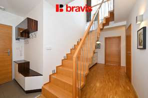 Rent of a luxury duplex apartment 3+kk, Veveří street, Brno - city, parking space, terrace