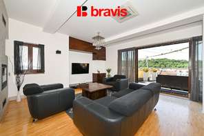 Rent of a luxury duplex apartment 3+kk, Veveří street, Brno - city, parking space, terrace