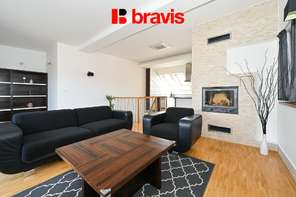 Rent of a luxury duplex apartment 3+kk, Veveří street, Brno - city, parking space, terrace