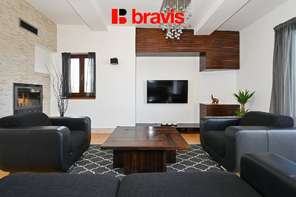 Rent of a luxury duplex apartment 3+kk, Veveří street, Brno - city, parking space, terrace