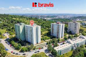 Prodej bytu blízko přírody, 2+kk 48 m², Brno - Nový Lískovec, sklep, bezproblémové parkování