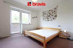 Pronájem bytu 2+1, ulice Lužná, Brno - Komárov, balkon, společná zahrada