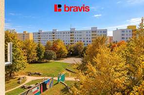 Pronájem bytu 2+kk, Brno - Nový Lískovec, ul. Oblá, sklep, společná lodžie