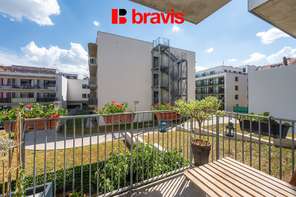 Prodej bytu 2+kk, Brno - střed, novostavba, 2x balkon, parkování, ul. Spolková