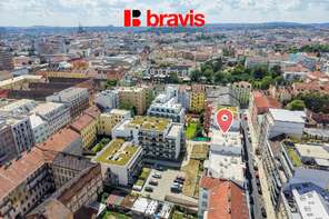 Prodej bytu 2+kk, Brno - střed, novostavba, 2x balkon, parkování, ul. Spolková