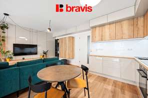 Prodej bytu 2+kk, Brno - střed, novostavba, 2x balkon, parkování, ul. Spolková
