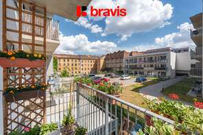 Prodej bytu 2+kk, Brno - střed, novostavba, 2x balkon, parkování, ul. Spolková