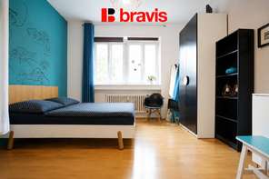 Pronájem bytu 1+1, ulice Bratří Čapků, Brno - Veveří, balkón, výtah, klidná lokalita, internet v ceně