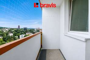 Pronájem bytu 2+kk, Brno - Žabovřesky, ul. Voroněžská,  šatna, 2 x lodžie