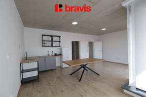 Pronájem útulného bytu 1+kk s lodžií – 42,8 m², Brno - Slatina, ul. Tuřanka