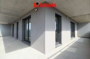 Rental of a 3-room apartment in the new Ponávka Tower, terrace 27m2, cellar, garage space