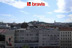 Rental of a 3-room apartment in the new Ponávka Tower, terrace 27m2, cellar, garage space