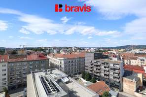 Rental of a 3-room apartment in the new Ponávka Tower, terrace 27m2, cellar, garage space